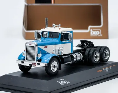 Produktbild von Peterbilt 281 (1955) Sattelzugmaschine - weiß/blau - IXO 1:64