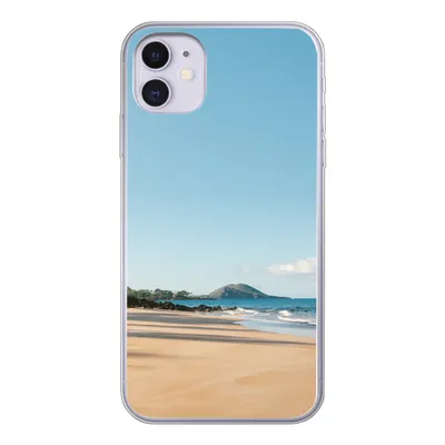 Produktbild von MuchoWow® Handyhülle Schutzhülle Hülle für iPhone 11 Strand - Sommer - Palmen Silikon Softcase Handy Hülle - Handytasche