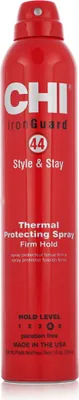 Produktbild von CHI 44 Iron Guard, Haarspray, Unisex, 284 ml, Befestigung, Apply a light mist to 90% dry or completely dry hair in desired sections prior to round brush blow...
