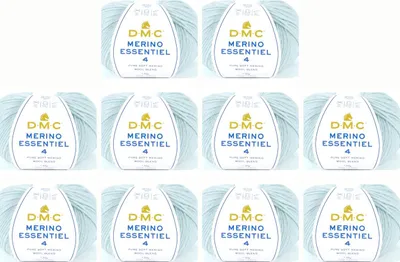 Immagine prodotto di 10 gomitoli di DMC Merino Essentiel-4 – filato Aran di alta qualità composto da 50% Lana e 50%.poliacrilico, 8149, (colore 863)