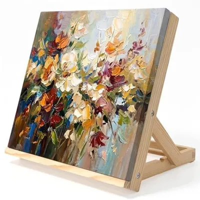 Zdjęcie produktu dla Sztaluga stołowa drewniana składana regulowana 23X33 cm do rysowania