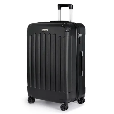 Produktbild von Hartschalen-Trolley Hartschalen-Koffer Trolley Rollkoffer Reisekoffer Handgepäck 4 Rollen, Trolley Rollkoffer Reisekoffer, Zahlenschloss (Schwarz)