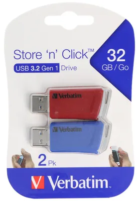 Produktbild von Verbatim Store N Click Usb-stick 2 Einheiten    One Size