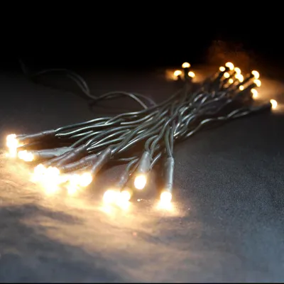 30'er LED Lichterkette Innenbereich warmweiß