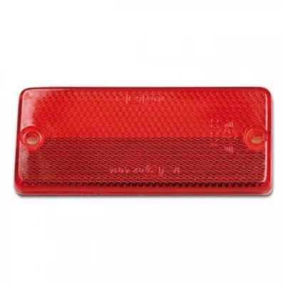 Produktbild von Reflektor Standard rechteckig rot o. Rand
