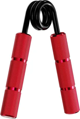 Immagine prodotto di Esercitatore per la mano in metallo con 8 livelli di resistenza, da 50 a 400 libbre, ideale per l'allenamento della presa e delle braccia
