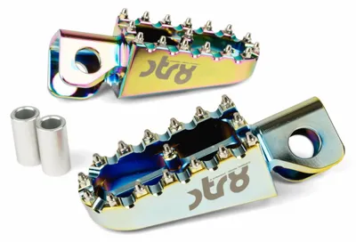 Image de Repose-pieds passager STR8 MX EVO chromés DERBI usinés CNC