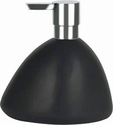 Produktbild von Spirella Seifenspender "Etna" Flüssigseifen-Spender Polyresin Steinoptik Schwarz 400ml