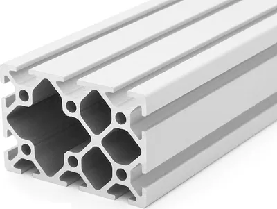 Produktbild von Länge 600mm - Aluminiumprofil 40x60L I-Typ Nut 5 (leicht), silber eloxiert. Aluminium Profil 40x60 Alu Profil 40 x 60 Montage- Systemprofil