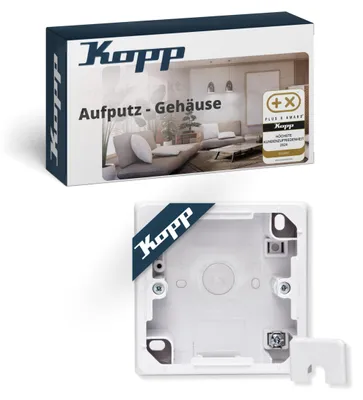 Produktbild von Kopp 356313009, Weiß, Kunststoff, Kopp, IP20, 1 Stück(e)