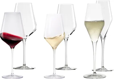Produktbild von Stölzle Lausitz QUATROPHIL Weinglas Sektglas 6er Single-Set