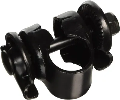 Productafbeelding van Slangklem Zadel - Zadelklem - Fiets Reparatie - Zwart Kunststof - 6.6 x 3.8 x 1.6 cm - Zwart