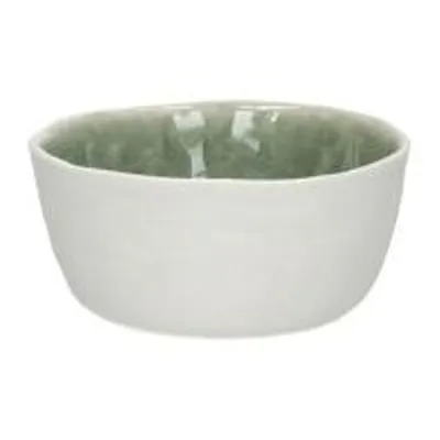 Productafbeelding van Pomax Spiro mini-kom van porselein, smaragdgroen, Ø 9 x H 4,2 cm