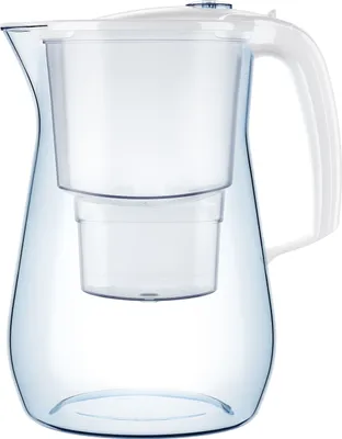 Produktbild von AQUAPHOR Onyx weiß inkl. 1 MAXFOR+ Filterkartusche - Premium-Wasserfilter aus TRITAN. Reduziert von Kalk, Chlor & weiteren Stoffen