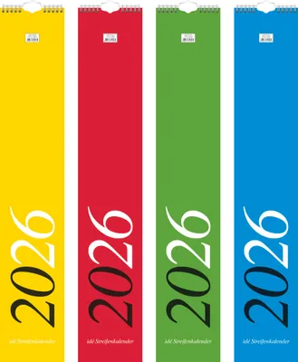 Produktbild von 2026 Rido Streifenkalender 120×660 mm