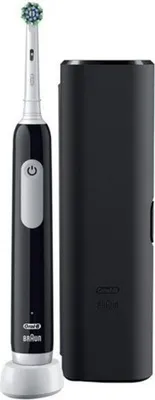 Produktbild von Pro 1 Elektrische Zahnbürste – Schwarz – 360°-Drucksensor – 7 Tage Akkulaufzeit