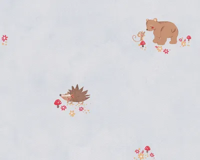 Produktbild von Livingwalls Papiertapete Lovely Friends blau bunt 10,05 m x 0,53 m 303103
