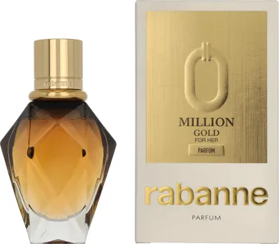 Produktbild von Rabanne Million Gold For Her, Frauen, 30 ml, Nachfüllbare Flasche, Spray, Canangabaum, Jasmin