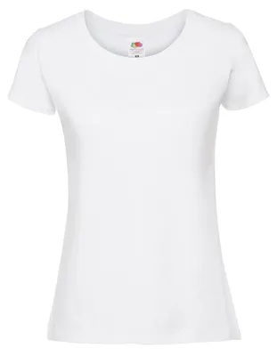 Produktbild von Fruit of the Loom - "Iconic 195 Premium" T-Shirt für Damen FK2664 (XL) (Weiß)