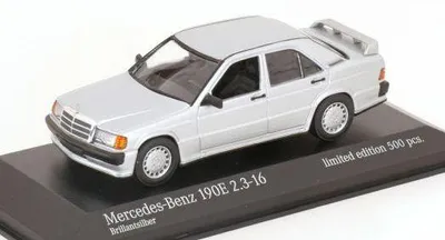 Produktbild von Minichamps 1:43 Mercedes 190E 2.3-16 W201 (1984) - silver