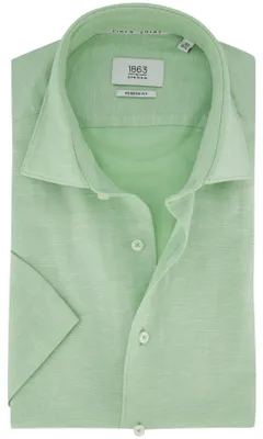 Produktbild von Hemd Eterna 1863 Modern Fit mintgrün Baumwolle Leinen