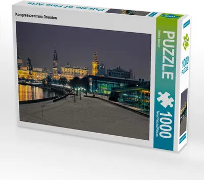 Produktbild von CALVENDO Puzzle Kongresszentrum Dresden | 1000 Teile Lege-Größe 64x48cm Foto-Puzzle für glückliche Stunden
