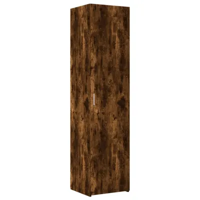 Image de vidaXL Highboard chêne fumé 45x42,5x185 cm Matériau dérivé du bois