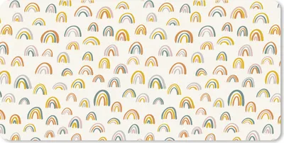 Produktbild von MuchoWow® Mauspad Mousepad Regenbogen - Pastell - Kinder 60x30 cm - Mousepads - Maus Mat - Pad - Mausunterlage - Nachhaltig