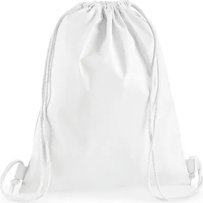Image de Westford Mill W210 | Premium Coton Gymsac / 37 x 46 cm - Couleur : White - Taille : 37 x 46 cm