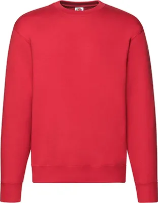 Produktbild von Fruit of the Loom 62-154-0 | Herren Premium Set-In-Sweat - Farbe: Red - Größe: XXL