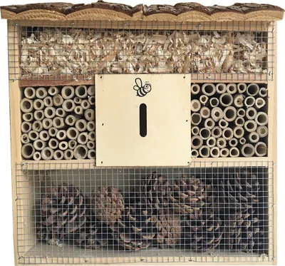Produktbild von Insektenhotel Bienenhotel Holz Nistkasten Insektenhaus Insekten Nistkasten XXL