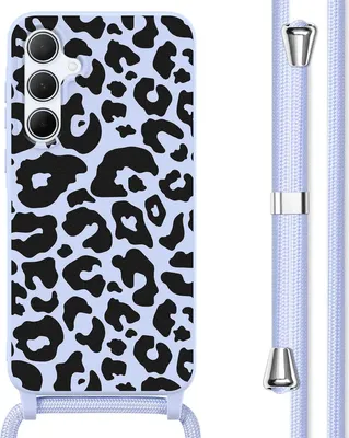 Immagine prodotto di Custodia in silicone imoshion con cinturino Samsung Galaxy A55 - Animal Lilla