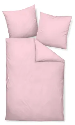 Produktbild von Traumschloss Mako-Satin Bettwäsche uni 135 x 200 cm rosa UNI, unifarben