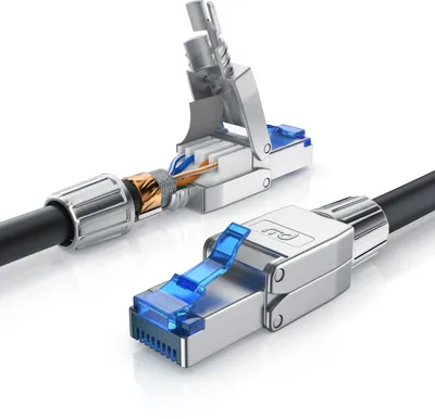 Produktbild von Primewire Patchkabel CAT 8 - Gigabit Ethernet LAN Kabel - 40 Gbit/s - S/FTP PIMF Schirmung - Netzwerkkabel - 20m