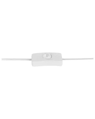 Obrázek produktu pro BELIANI Stolní lampa oranžová kovová základna syntetické skládané stínidlo moderní minimalistický design obývací pokoj ložnice