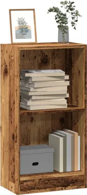 Produktbild von "2026 Promotion" Bücherregal - Standregal - Aktenregal - Altholz-Optik 40x24x76 cm - Holzwerkstoff - Wohnzimmerschrank CC31865