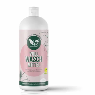 Produktbild von ecoPhil Universal Vollwaschmittel mit Jasmin-Duft, für alle Waschtemperaturen, 1 L