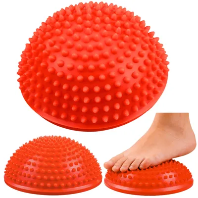Produktbild von Sinneshalbkugel für Massage- und Gleichgewichtsübungen Orange 16 cm