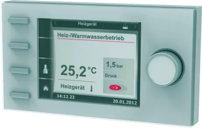 Immagine prodotto di Wolf Bedienmodul BM-2 inklusive Außenfühler weiß, für Regelungssystem WRS