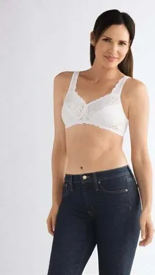 Produktbild von Amoena Prothese Bh Zonder Beugel Jasmin SB Wit - größe 90 / B