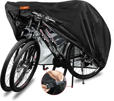 Produktbild von Fahrradabdeckung für 2 Fahrräder, XL - 420D - Wasserdicht