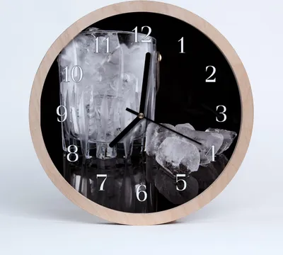 Produktbild von Holzuhr 20fi cm wanduhr - eis
