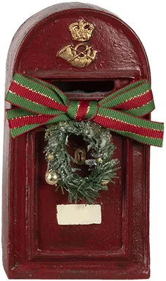 Produktbild von Clayre & Eef 6PR4748 Dekorativer Briefkasten mit Girlande, 8 x 6 x 15 cm
