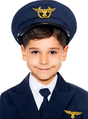 Produktbild von Pilotenmütze für Kinder - Uniform Kostüm Zubehör Hutgröße: Uni