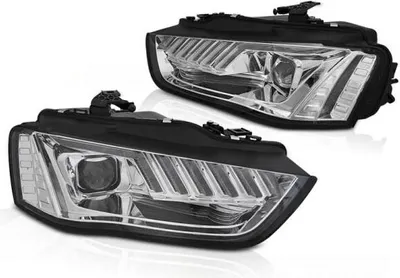 Produktbild von XENON LED Tagfahrlicht Scheinwerfer passend für Audi A4 B8 12-15 chrom dynamisch