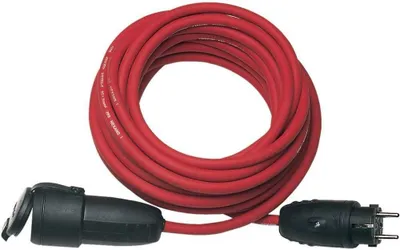 Obrázok produktu pre Predlžovací kábel Rev Ritter 006316, gumový, 10 metrov, červený