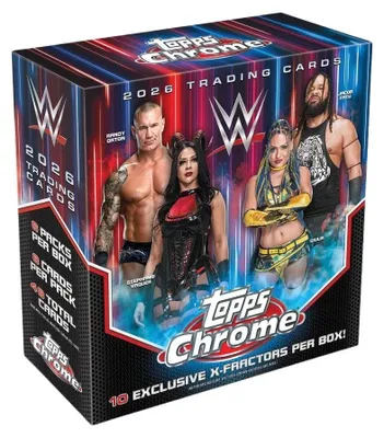 Zdjęcie produktu dla 2026 Topps Chrome WWE Mega Box (wersja angielska)
