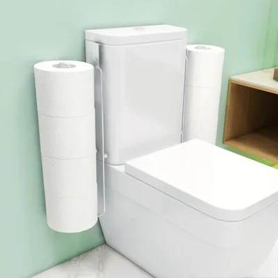 Produktbild von Stehendes Toilettenpapierhalter 4 Rollen Edelstahl 42x35x9cm