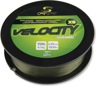 Zdjęcie produktu dla Carp Spirit Velocity Xs Carp Line 1200 M Green 0,270 mm Green 0,270 mm