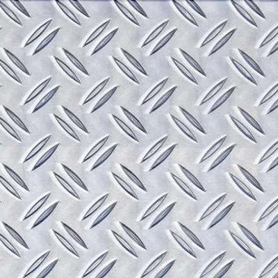 Image de Alberts 466794 Tôle structurale, gaufrée, aluminium, naturel, 600 x 2000 x 2,5 mm